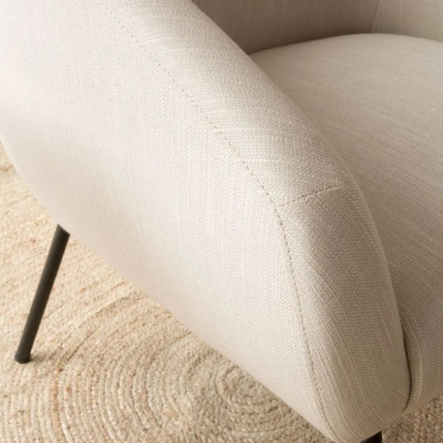 Banak Viggo Fauteuil tapissé beige
