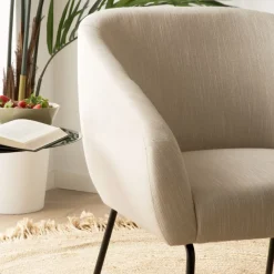 Banak Viggo Fauteuil tapissé beige