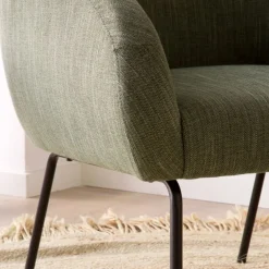 Banak Viggo Fauteuil tapissé vert