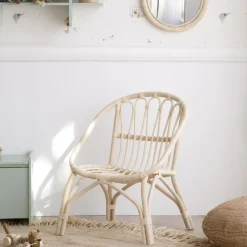 Enfant Banak Vinci Chaise enfant en rotin naturel