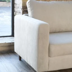 Banak Vinson Canapé d'angle réversible 3 places beige