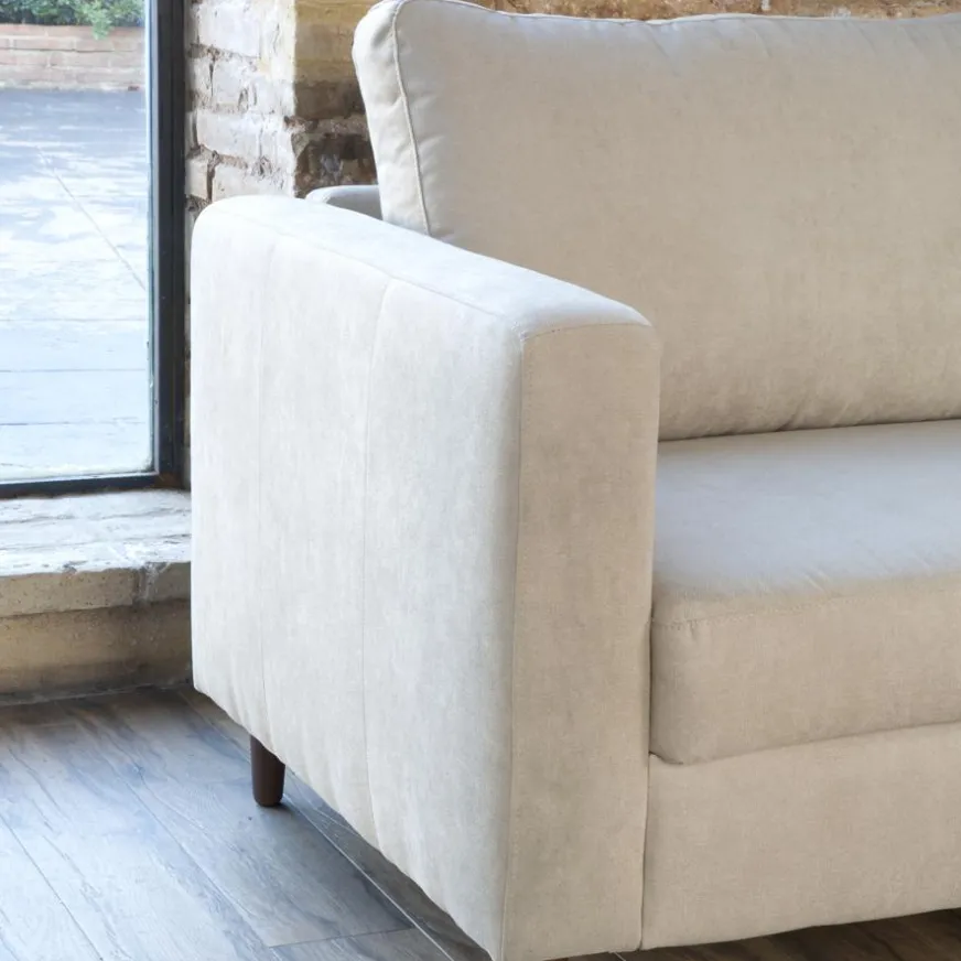 Banak Vinson Canapé d'angle réversible 3 places beige