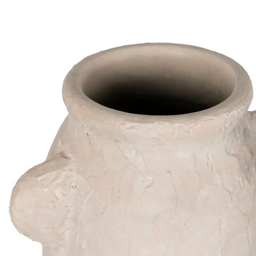 Banak Wados Vase en céramique blanc