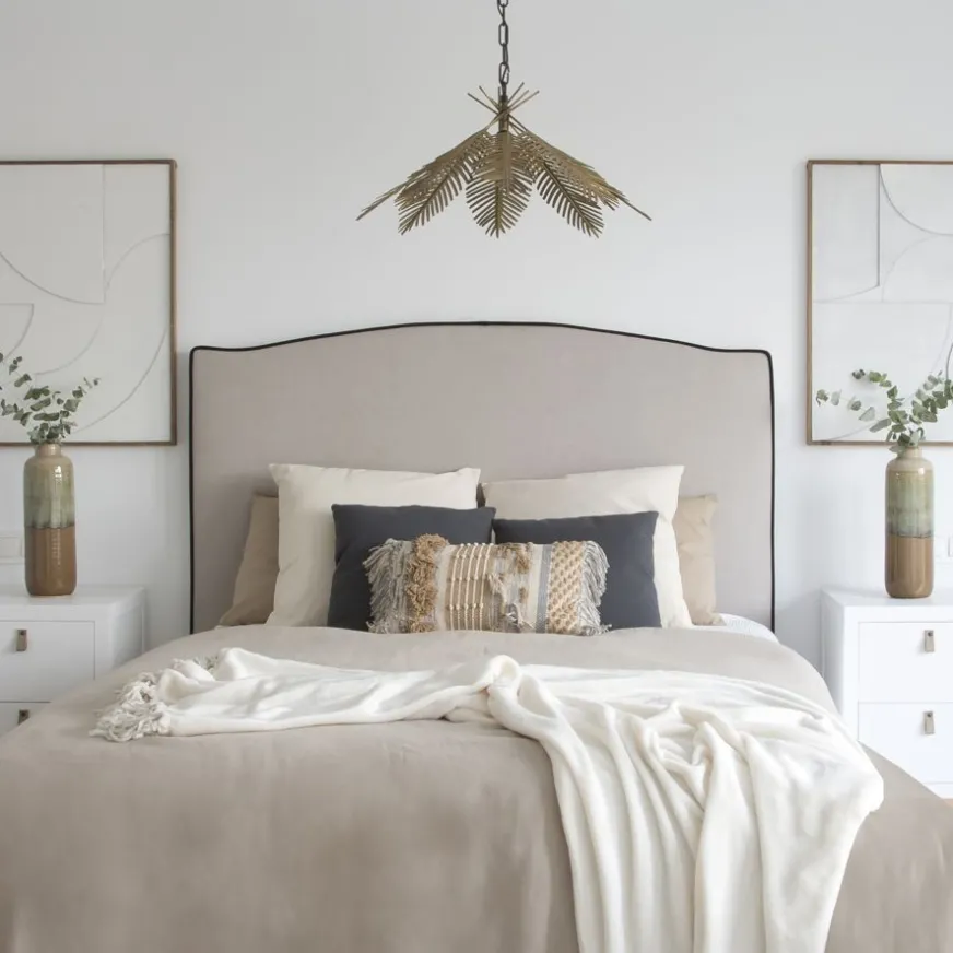 Banak Xela Tête de lit rembourrée pour lit de 150 et 160