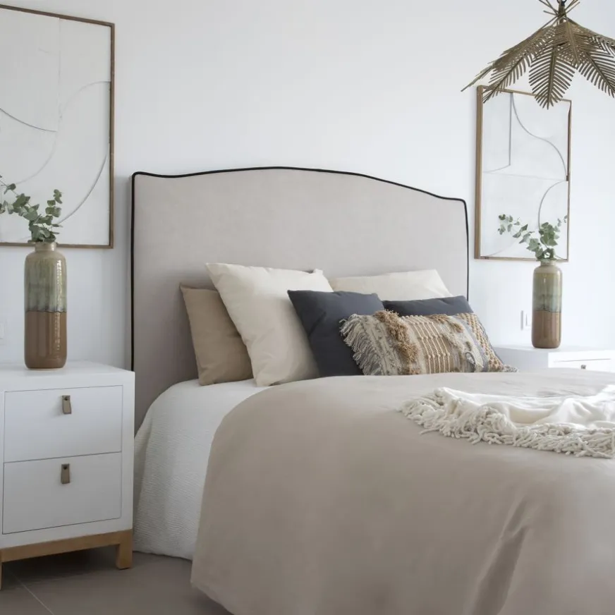 Banak Xela Tête de lit rembourrée pour lit de 150 et 160