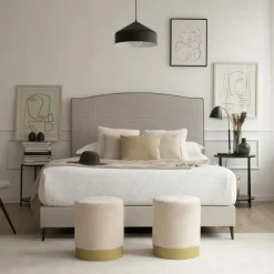 Banak Xela Tête de lit rembourrée pour lit de 150 et 160