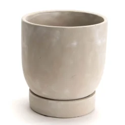 Banak Yaku Pot de fleurs en ciment