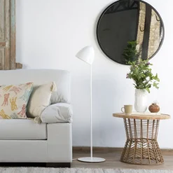 Banak Ydea Lampe pied métal blanc h 130