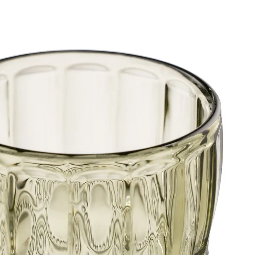 Banak Yelas Verre à pied vert