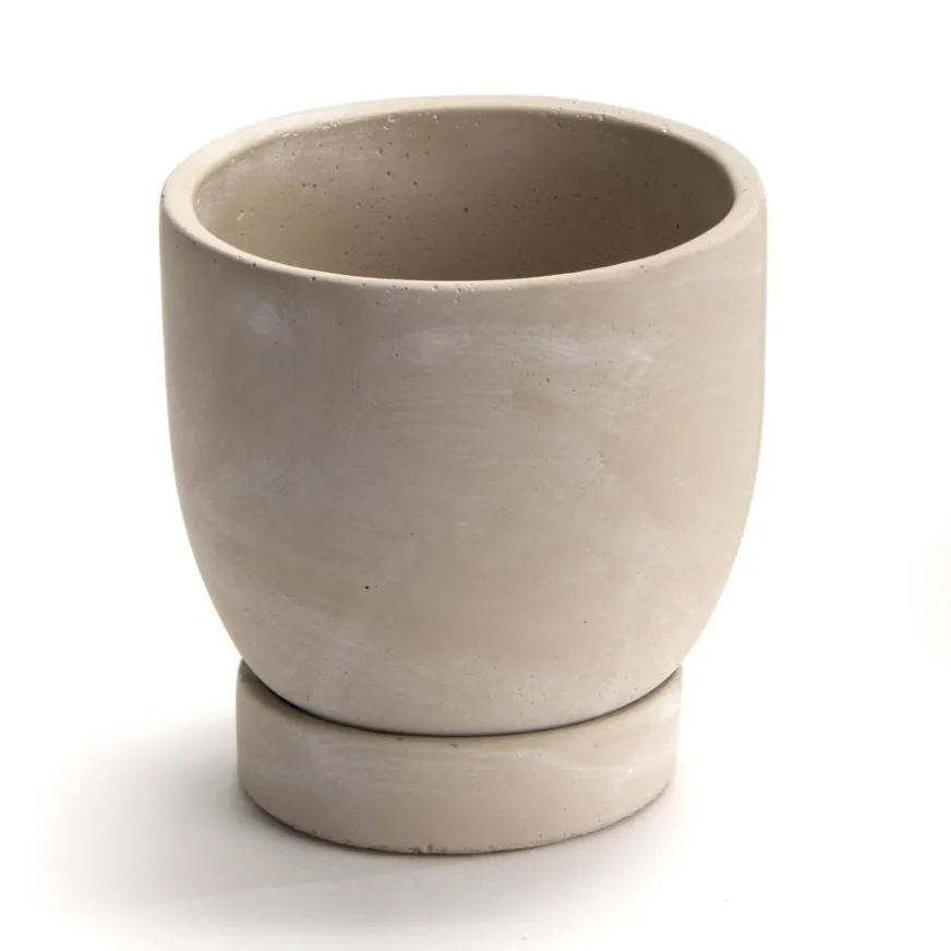 Banak Zaku Pot de fleurs en ciment