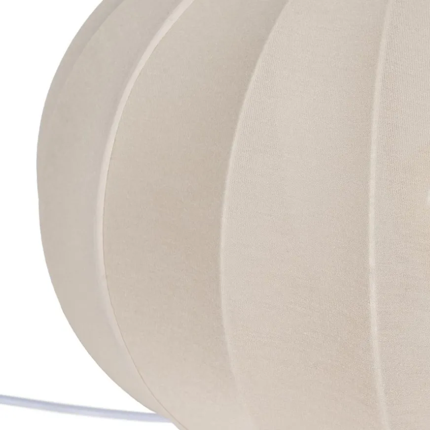 Banak Zalka Lampe de table en métal et tissu