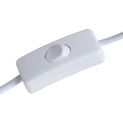 Banak Zalka Lampe de table en métal et tissu