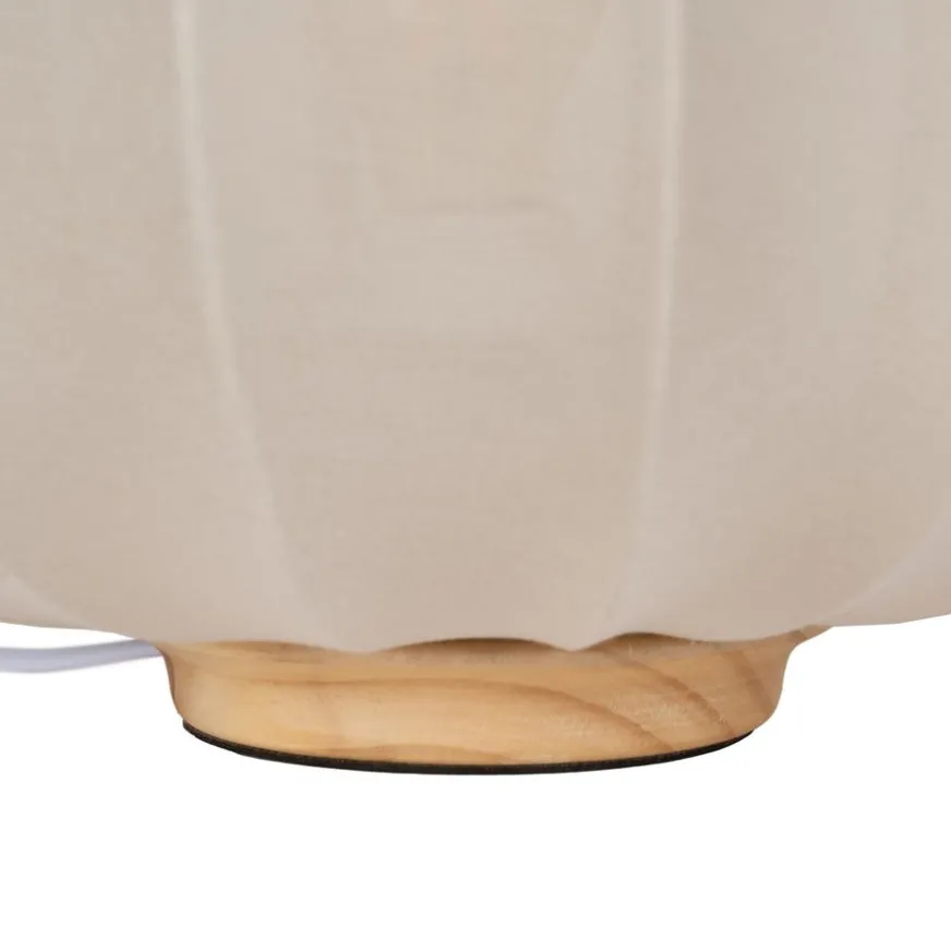 Banak Zolke Lampe de table en métal et tissu